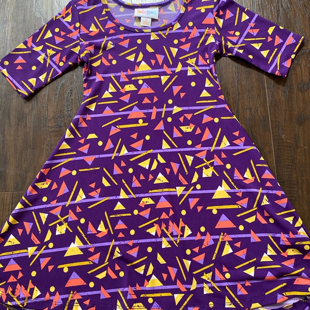 NWOT LuLaRoe Girl’s Adeline Dress